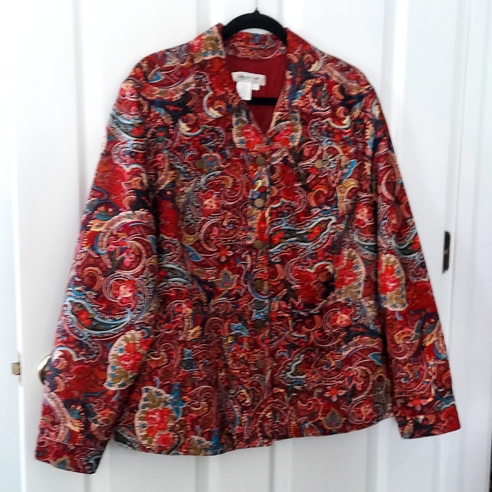 Coldwater Creek Corduroy Jean Jacket